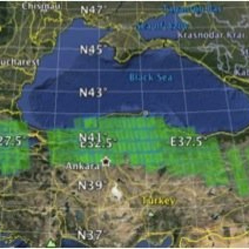 Coverage Map of Sample Legacy InSAR Products in Marmara
